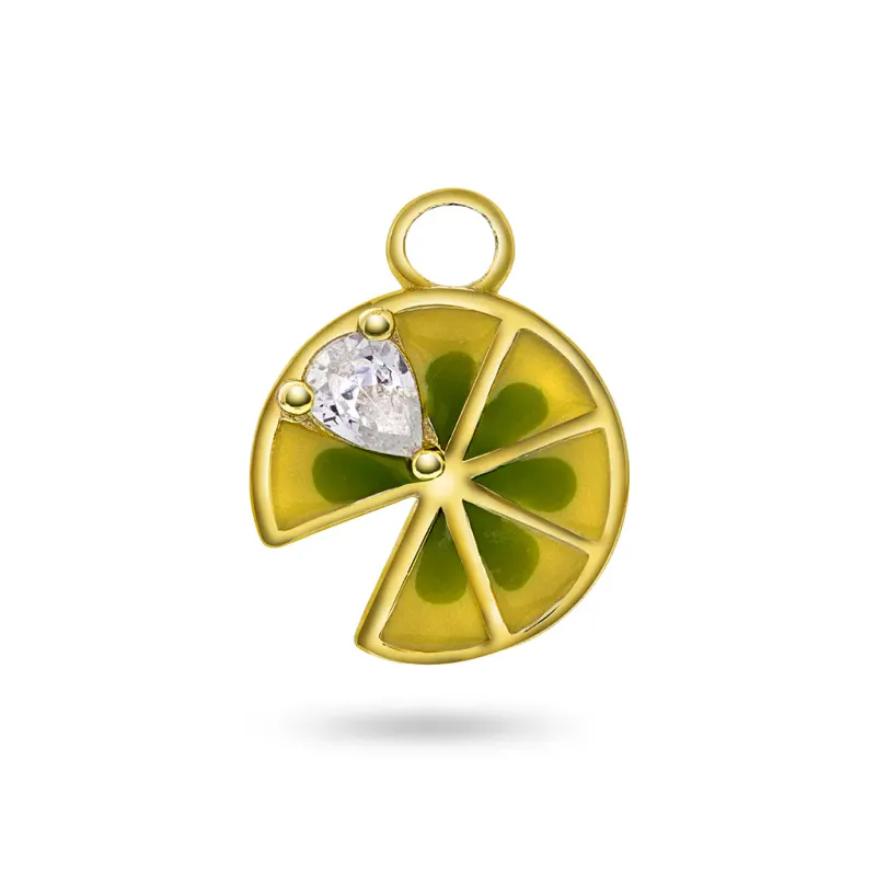 Sandra Lyng Lime Light forgylt charm 
