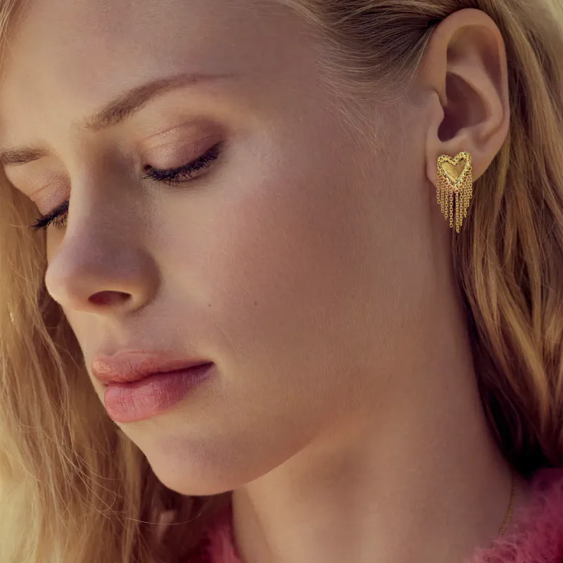 Maanesten Giulietta Øredobber forgylt