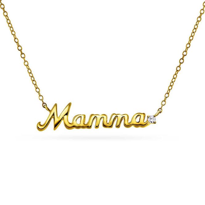 Hovedbilde  Mamma smykke forgylt