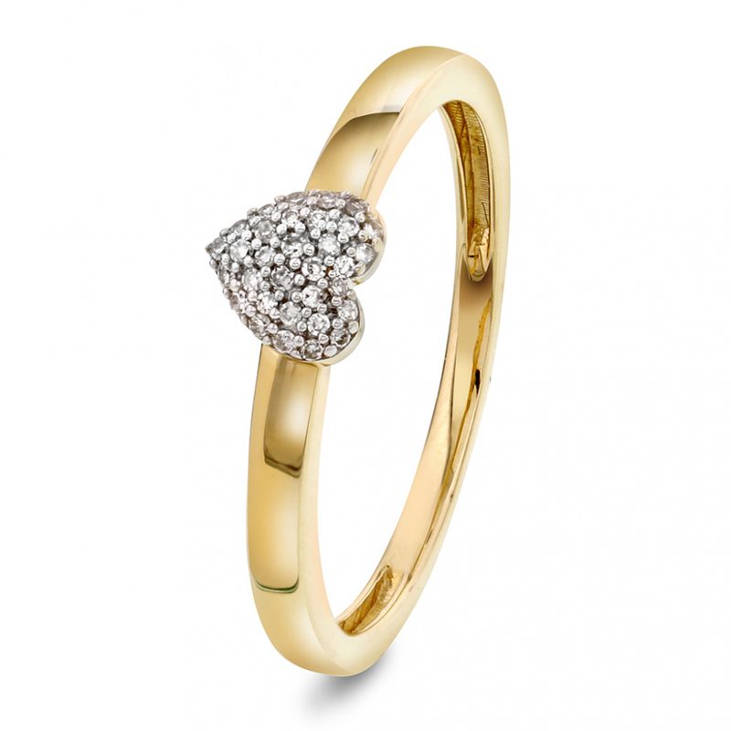 Pan Jewelry Ring i gull med diamant 0,05 ct WP1