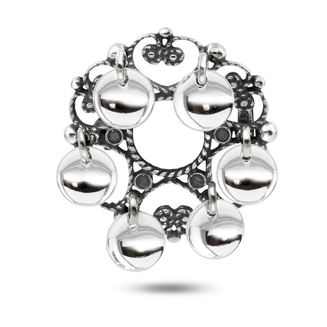 Hovedbilde Sølje, oksidert m/løv