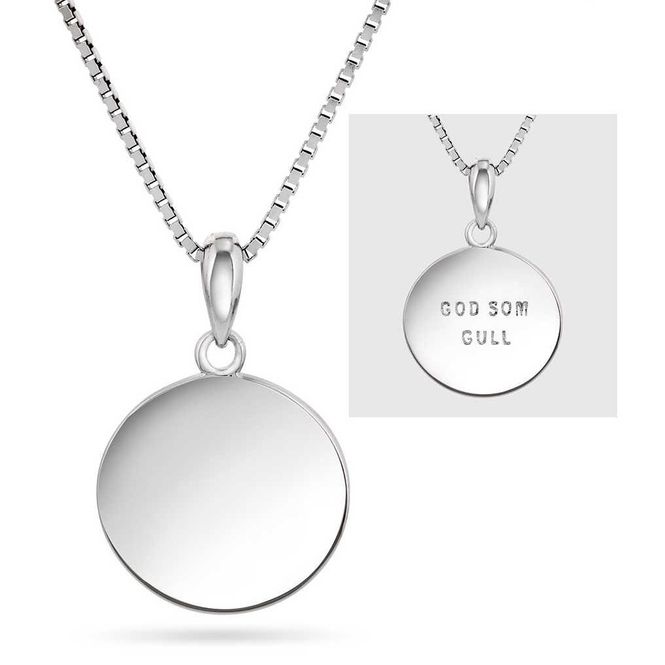 Hovedbilde NC Smykke i rhodinert sølv ...