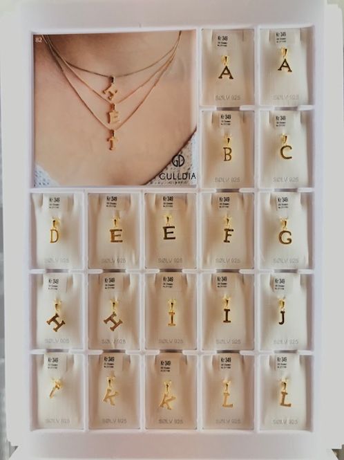 Hovedbilde Gulldia bokstav anheng i ...