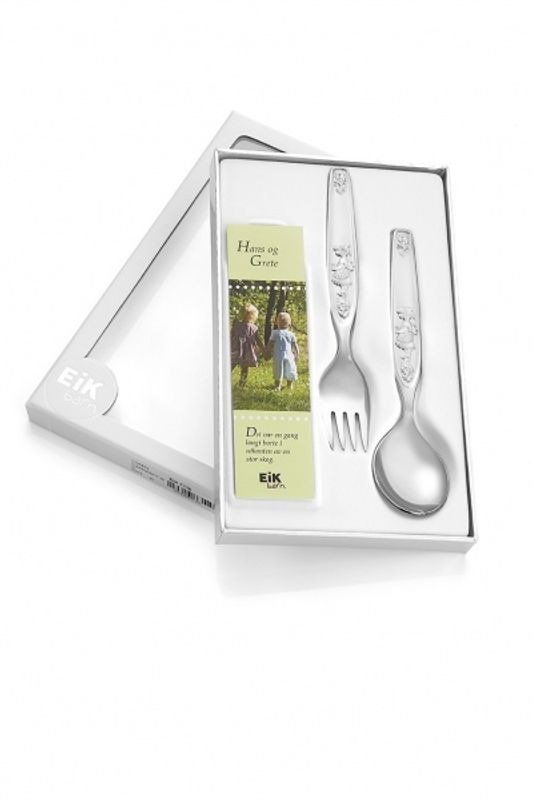 Eik barnesett bestikk Grete