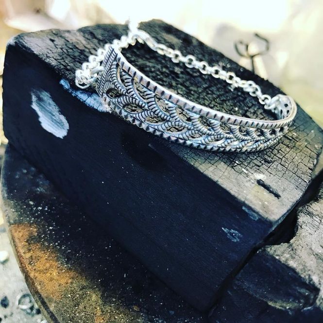 Hovedbilde Juvel sølvskje armbånd