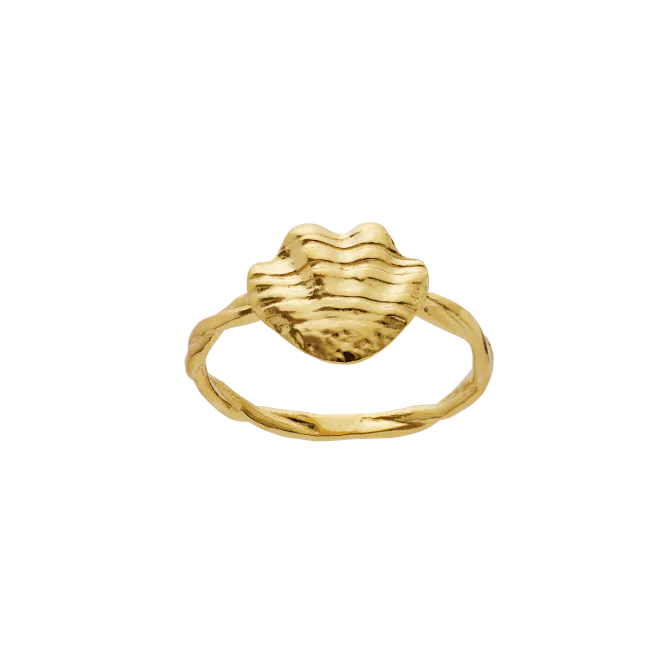 Hovedbilde Maanesten Dwyn Ring forgylt 