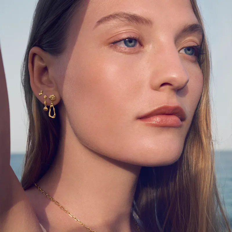 Maanesten Lydia øredobber sølv