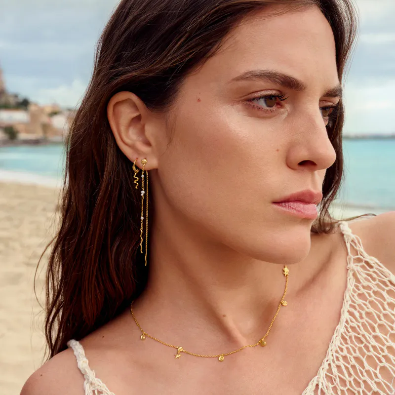 Maanesten Leilani Halskjede Forgylt