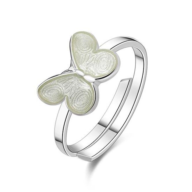 Hovedbilde Pia & Per Ring i sølv - Hvit ...