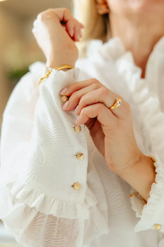 Champisblusen - Hvit