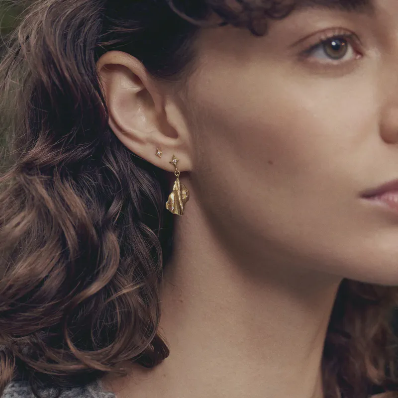 Maanesten Gerda Øredobber øredobber forgylt