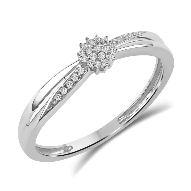 Hovedbilde Diamantring 0,10ct tw/si i ...