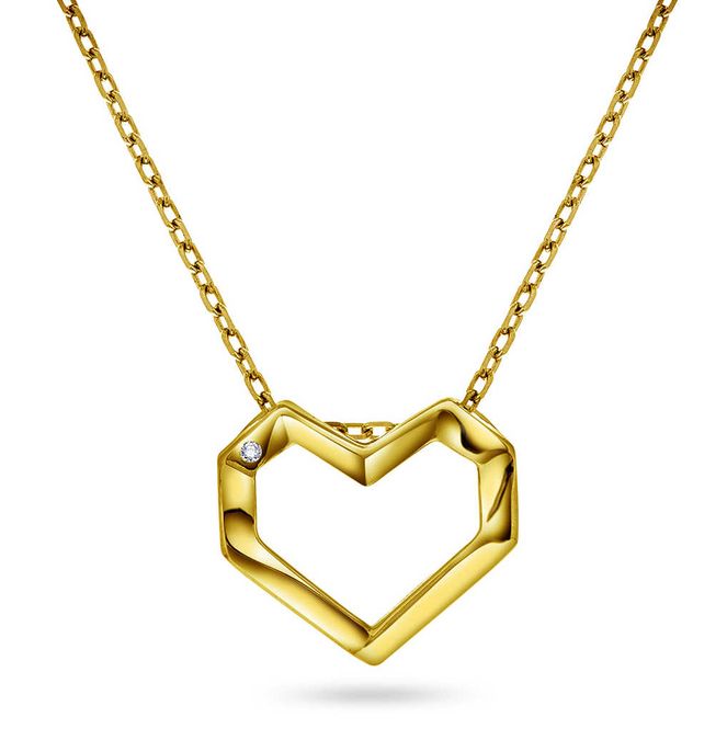 Hovedbilde Hjerteanheng med kjede ...