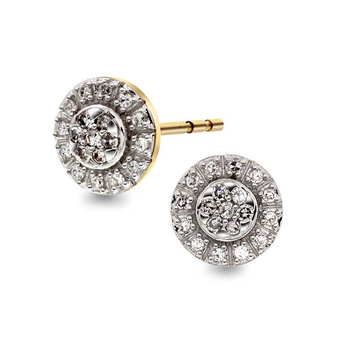 Hovedbilde Gult Gull ørepynt 0,12 WSI