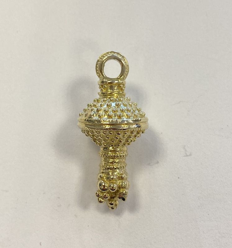 Gile Berlokken anheng i gull liten