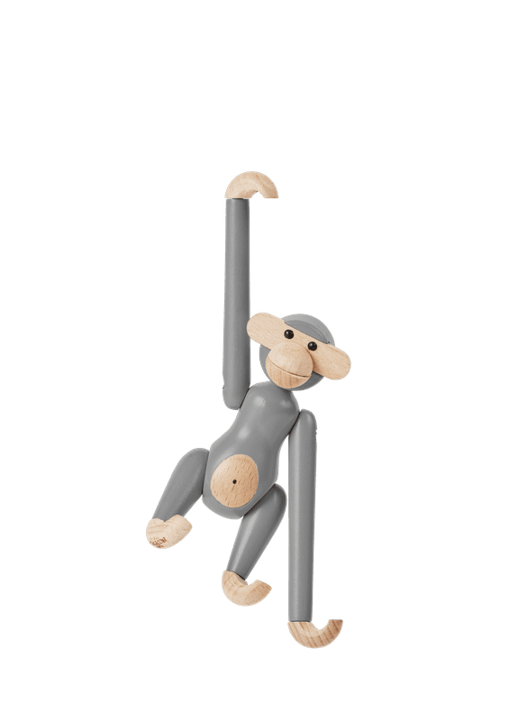 Kay Bojesen apekatt grå mini