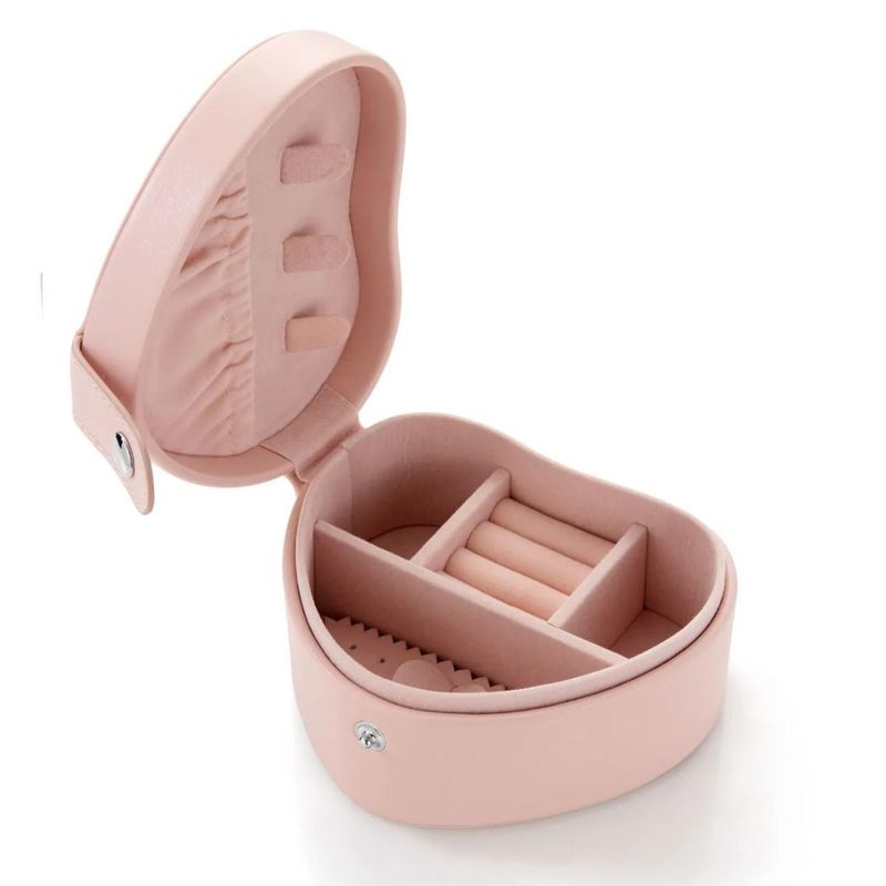 Smykkeskrin hjerte i kunstig skinn