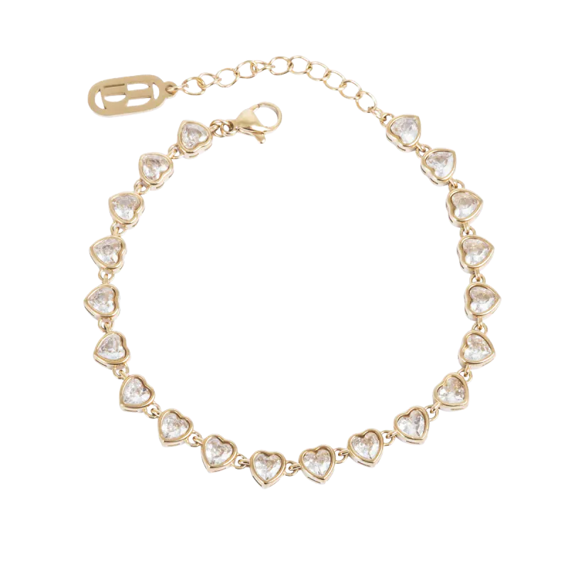 Tone Damli Love Hearts Armbånd