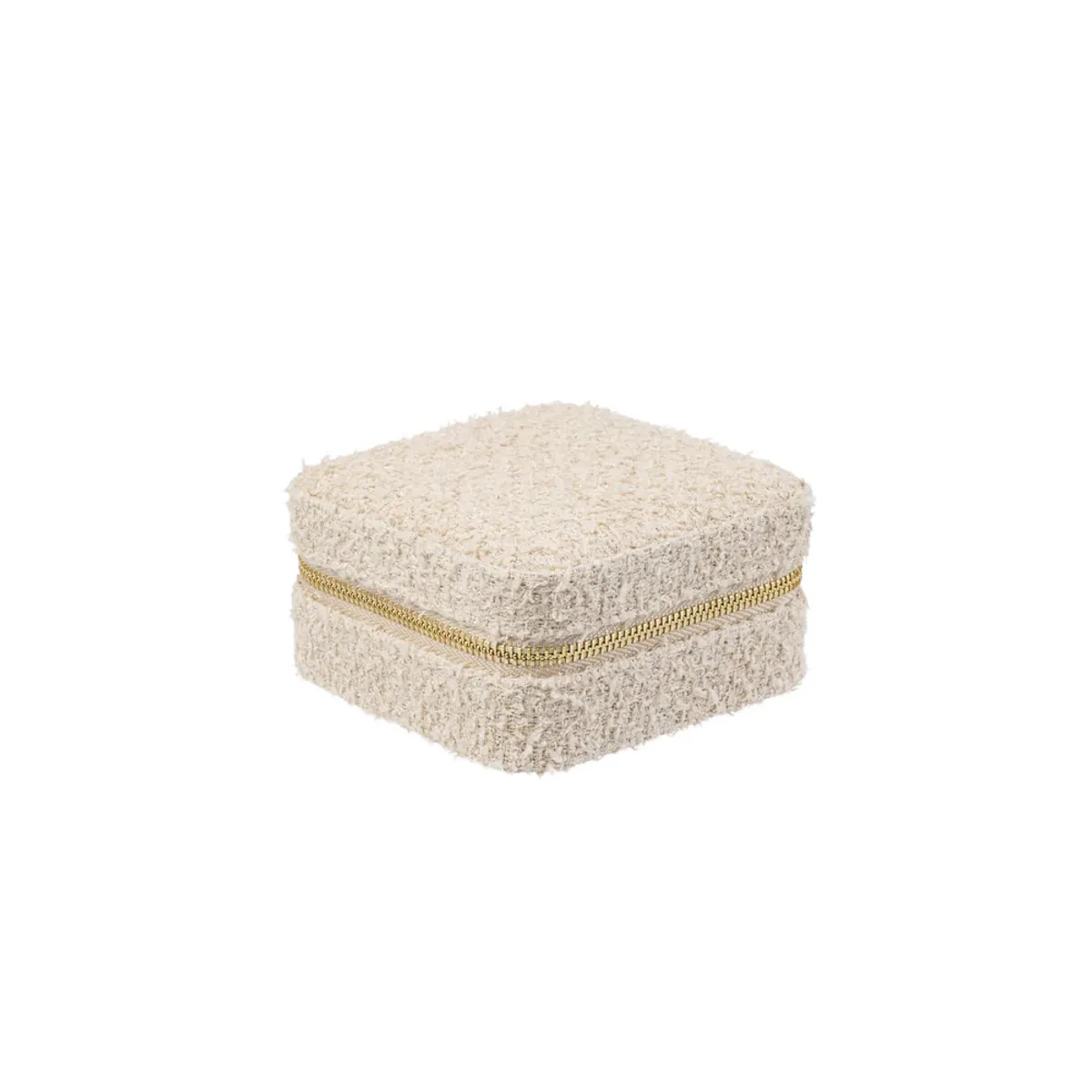 Dark Velvet Smykkeskrin mini Tweed Sand 