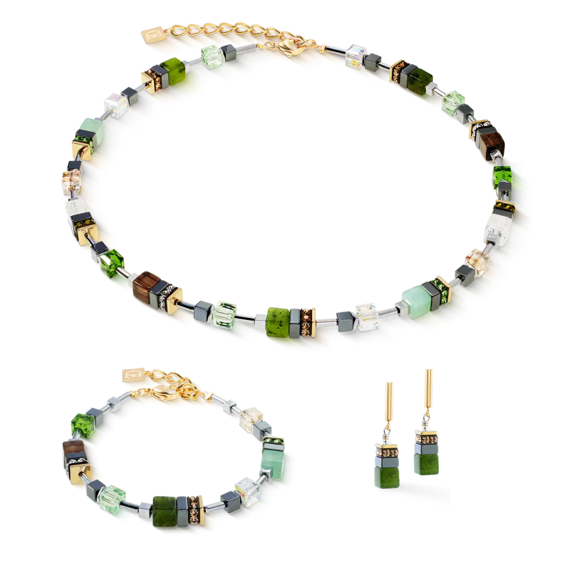 Cæur De Lion Precious Motion necklace Forest Light gold