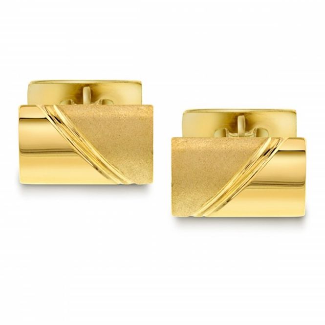 Hovedbilde  Mansjettknapper i forgylt ...