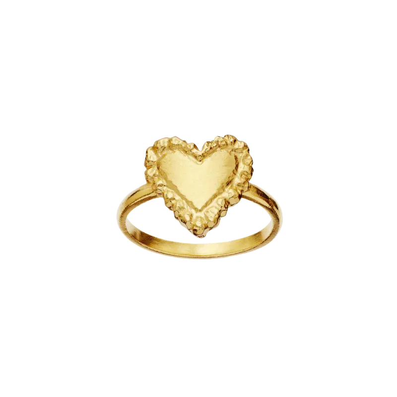 Maanesten Abra ring forgylt
