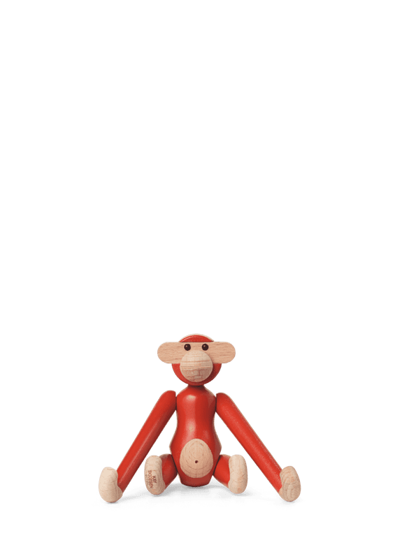 Kay Bojesen ape mini vintage rød