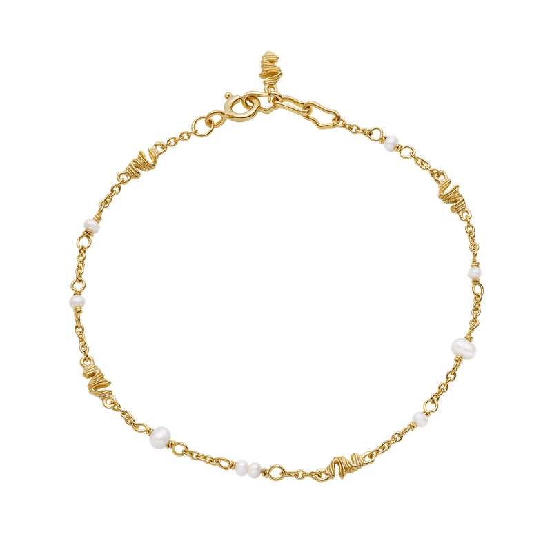 Maanesten Mero armbånd forgylt