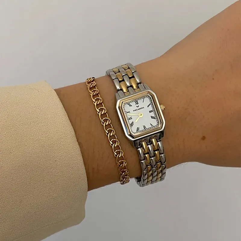 Mockberg Classic Square  to farget med armbånd