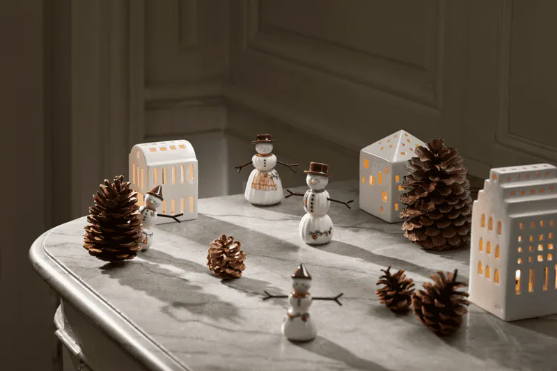 Hammershøi Christmas hengende Snømann 9,5 cm