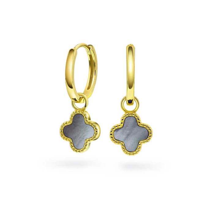 Hovedbilde Øreringer forgylt sølv med ...