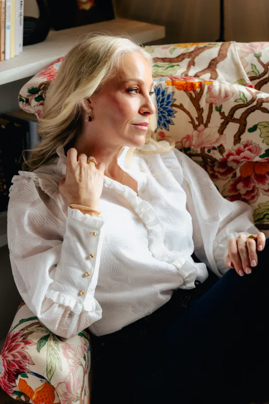 Champisblusen - Hvit