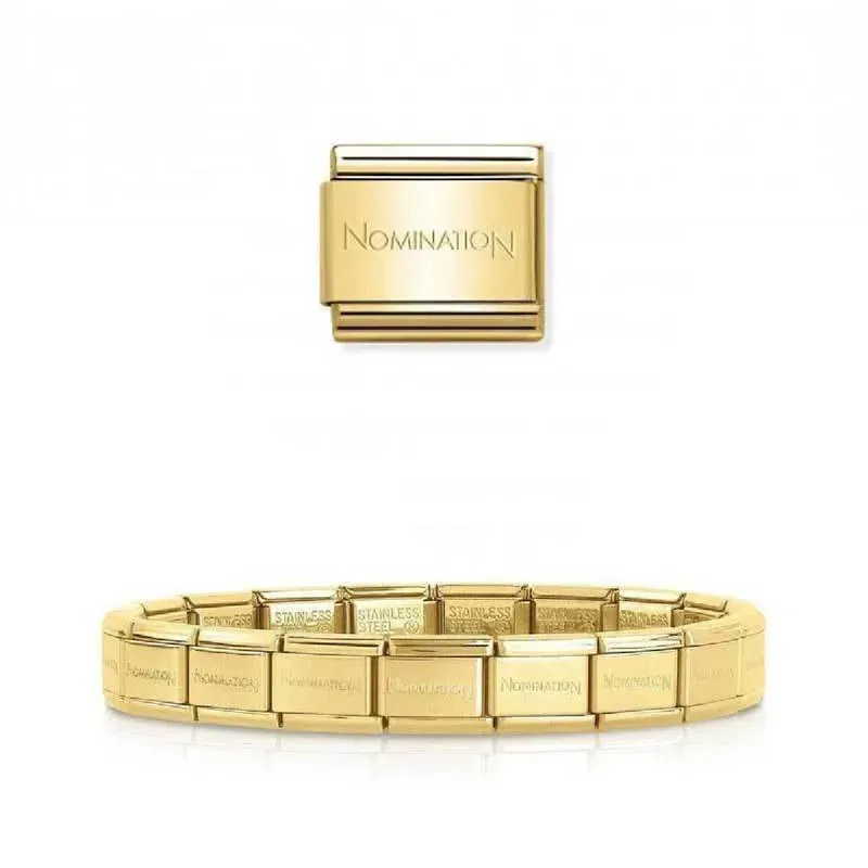 Nomination armbånd gull klassisk