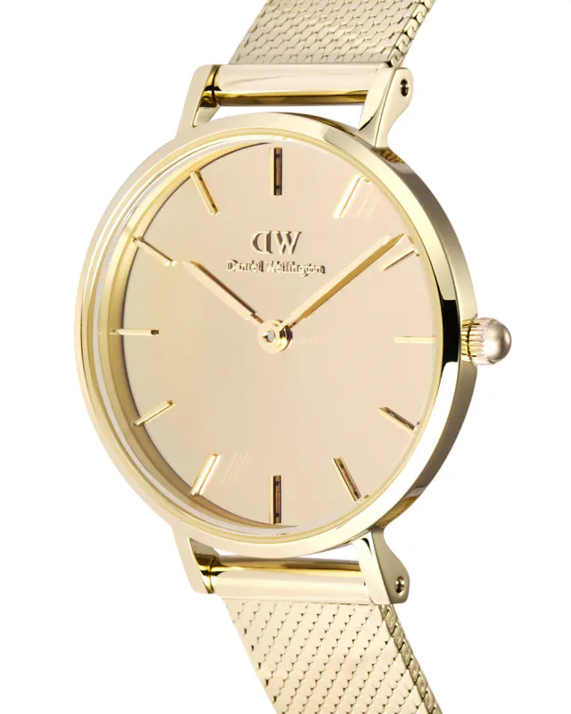 Daniel Wellington Petite Reflection gullfarget stål