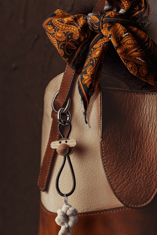 Kay Bojesen nøkkelring Ape Sølv