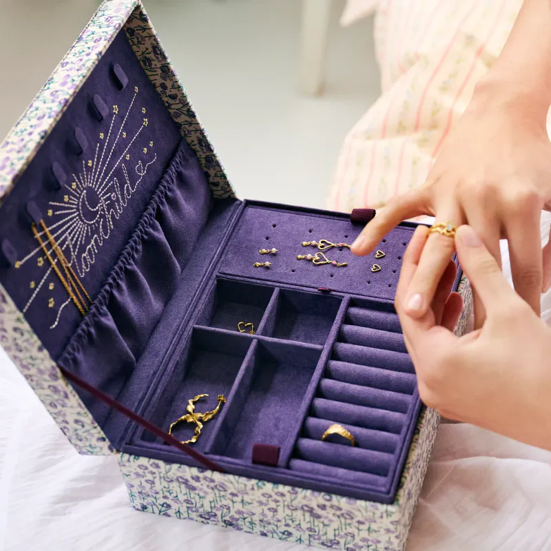 Maanesten Margaret Smykkeskrin Purple Heart