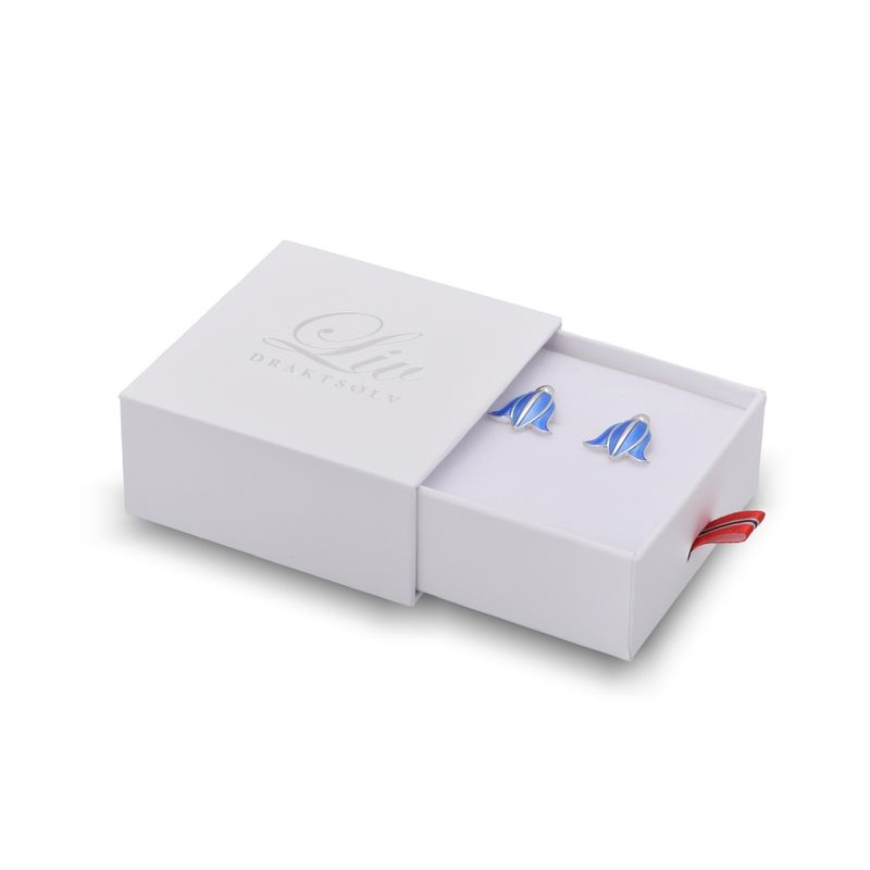 Mansjettknapper med blåklokker