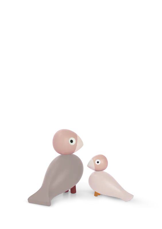 Kay Bojesen Liv og Lykke sangfugler 2 pk